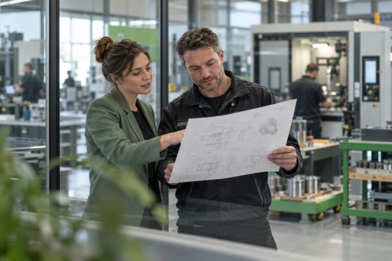 Recruiter en technisch leidinggevende bespreken de personeelsbehoefte